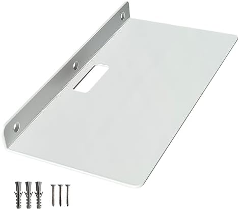 Floating Shelves for Wall, Small Black Shelves Wall Mounted Shelf for Bathroom by YUjieSTC