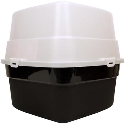 Nature's Miracle Advanced Hooded Corner Cat Litter Box - Image 2