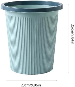Bathroom Garbage Can, Lightweight Durable Striped Garbage Cans - Image 2