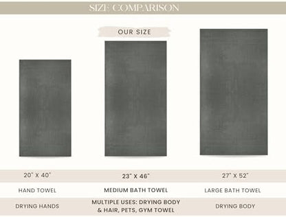 Looperry 6 Pack Small Bath Towel Set - Image 4
