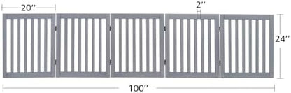 unipaws 24”H Free Standing Pet Gate - Image 7