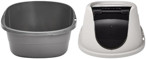 Amazon Basics No-Mess Hooded Enclosed Cat Litter Box - Image 3