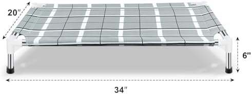 Elevated Dog Bed, Raised Cooling Lifted Dog Cot - Image 5