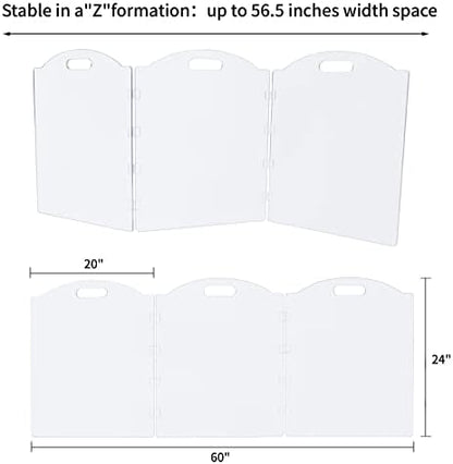 Clear Acrylic Freestanding Dog Gates - Image 3