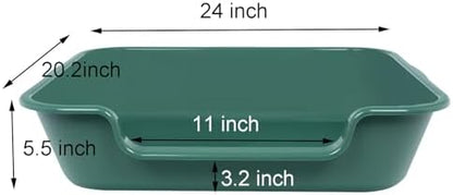 Extra Large Low Entry ABS Cat Litter Box, 1 Pack - Image 6