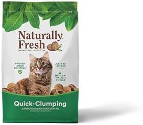 Naturally Fresh Cat Litter Made from Walnut Shells, Quick-Clumping, Easy by NaturallyFreshCatLitter