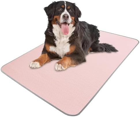 Summer Dog Cooling Mat Washable Ice Silk Self Cool Pad by Buvlnee