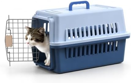 Pets Carrier, Hard-Sided, for Small Dog/Cat up to 20 lb, Suit for Airline/Road by Unknown