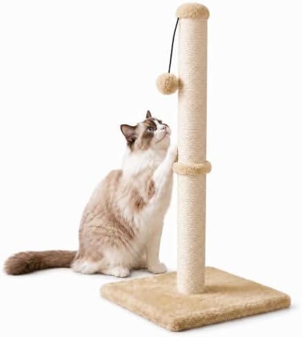 Dimaka 29" Height Tall Cat Scratching Post, Claw Scratcher by DIMAKA