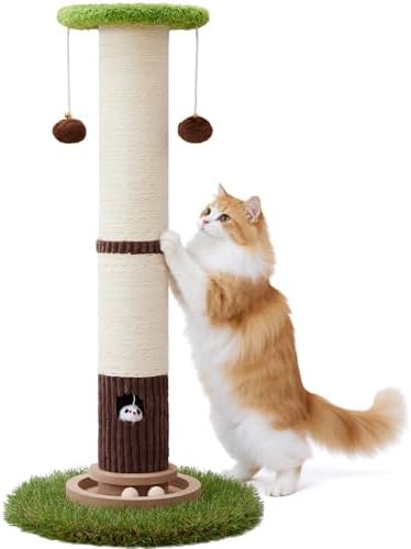Woochpet 34" Tall Cat Scratching Posts, Heavy Duty and Thicker Cat Scratcher by WOOCHPET