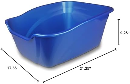 Pureness Giant High Sides Cat Litter Pan, Colors May Vary.Packaging May Vary - Image 2