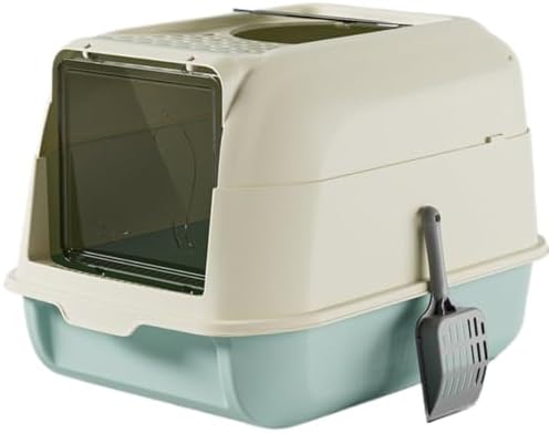 Fully Enclosed Cat Litter Box by CkuionMAX