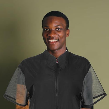 Xl PET Grooming Apron, Breathable Mesh Full Coverage Hair Clipping Smock - Image 5