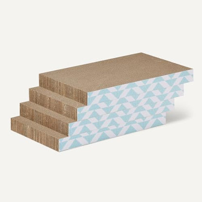 Amazon Basics Corrugated Cardboard Cat Scratchers, Reversible Double-Sided - Image 3
