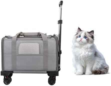 Pet Carrier with Wheels by Elfpeth