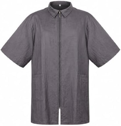 TOPTIE Nylon Salon Hairstylist Apron Barber Jacket - Image 2