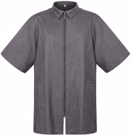 TOPTIE Nylon Salon Hairstylist Apron Barber Jacket - Image 2