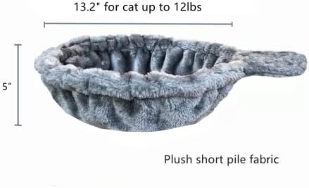 SHENGOCASE 13" Grey Basket Lounger Hammock Bed - Image 4
