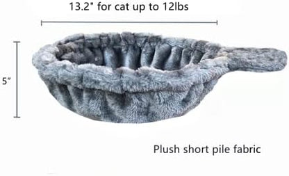 SHENGOCASE 13" Grey Basket Lounger Hammock Bed - Image 4