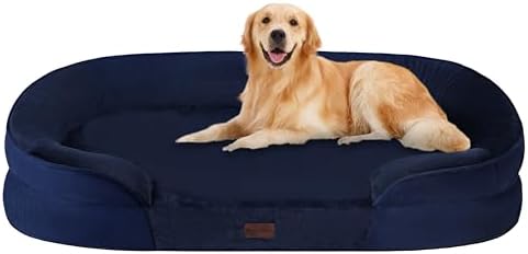 Dwanton Orthopedic Waterproof Large Dog Bed Sofa, Gel Memory Foam by DWANTON