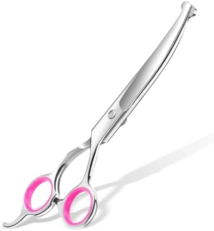 Curved Dog Grooming Scissors, 7.7 Inch Pet Grooming Shears by Unknown