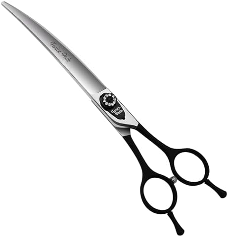 Fenice 8.0 inch Dog Grooming Curved Scissors by FenicePeak