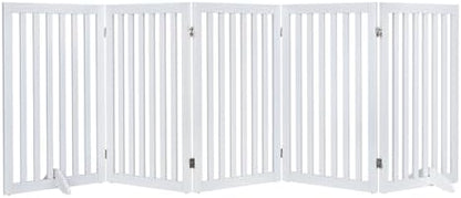 unipaws 36”H Free Standing Pet Gate by unipaws