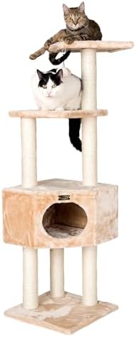 Aeromark 3 Tier Cat Tree Armarkat A5201 Real Wood Scratch - Image 2