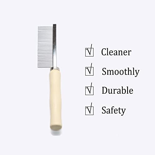 Wooden Handle Grooming Comb for Dogs Cats Pet - Image 3