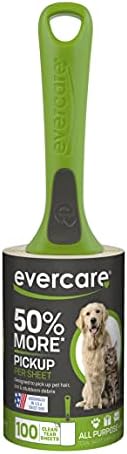 Evercare All Purpose Pet Hair Lint Roller, 100 Sheets – Reusable Sticky Roller - Image 2