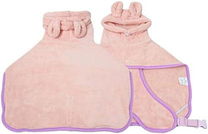 Dog Bathrobe, Microfiber Fast Drying Absorbent Hooded Bath Towel - Image 6
