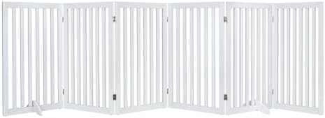unipaws 120" Extra Wide Pet Gate and Pet Playpen Combination by unipaws