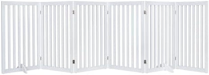 unipaws 120" Extra Wide Pet Gate and Pet Playpen Combination by unipaws