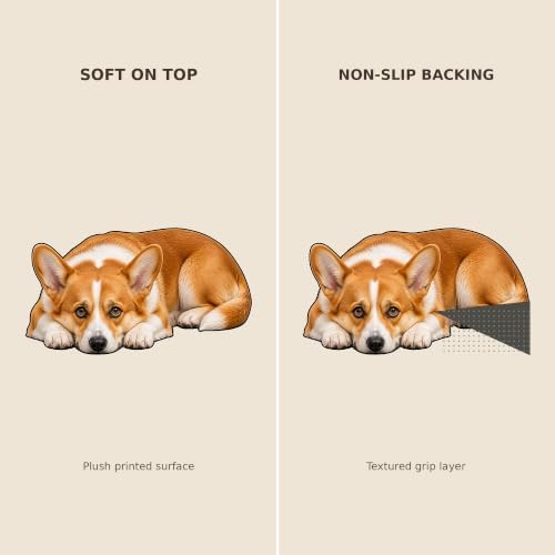 3D Realistic Dog Shaped Bath Mat & Floor Rug - Image 5