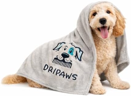 Microfiber Dog Towel for Drying Dogs, Super Absorbent Soft Pet Grooming Towel by Unknown
