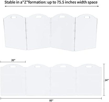 Clear Acrylic Freestanding Dog Gates - Image 3