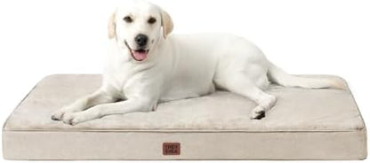 EHEYCIGA Extra Large Memory Foam Flat Dog Bed Washable by EHEYCIGA