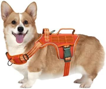 Dog Harness, Tactical No Pull for Small Sized Dog by Runfido