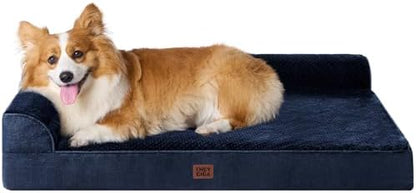 EHEYCIGA Large Dog Bed Memory Foam by EHEYCIGA