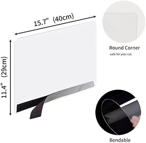 3 Pack Cat Litter Box Pee Shields, High Side Open Top Kitty Litter Pan Shield - Image 2