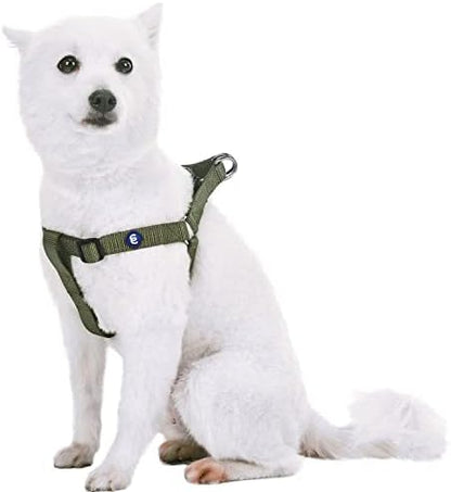 Blueberry Pet Essentials Step-in Dog Harness, Large Size | Adjustable Military by BlueberryPet