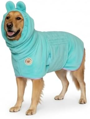DERPYCHAPPY Dog Bathrobe for Small to Large Dogs, Microfiber by DerpyChappy
