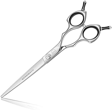 HASHIMOTO Straight Dog Grooming Scissors, 7.0 inch, Straight Blade. by HASHIMOTO