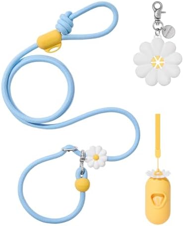VETRESKA Hands-Free Dog Leash, 8FT Daisy Rope Leash by VETRESKA