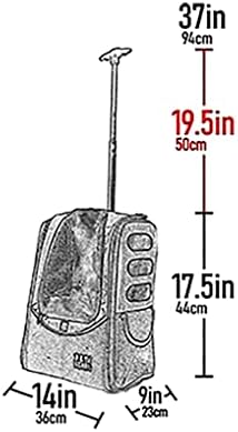 Pet Gear I-GO2 Roller Backpack, Medium Escort - Image 6
