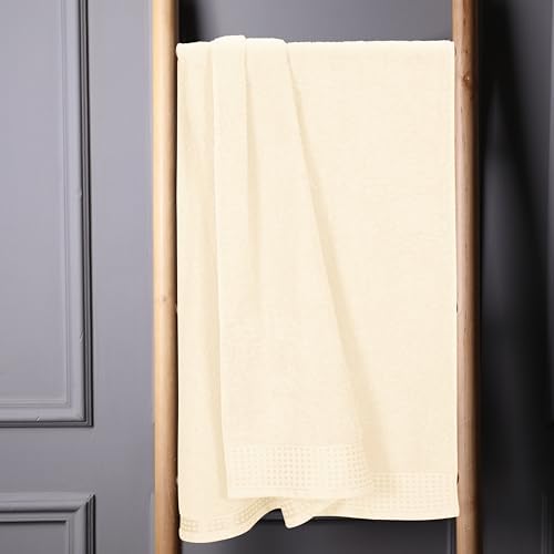 GLAMBURG 100% Cotton Oversized 2 Pack Bath Sheets 35x70, Ultra Soft Highly - Image 3