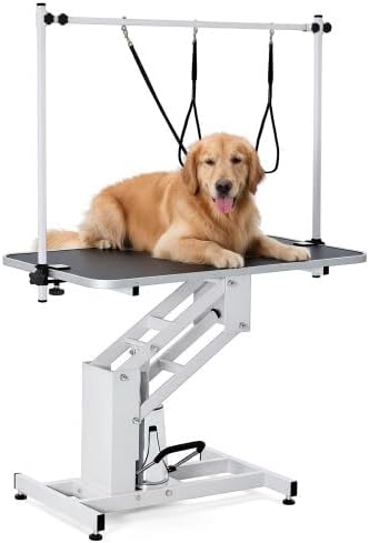 43.3 in Hydraulic Dog Grooming Table by Garvee