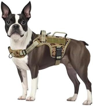 Dog Harness, Tactical No Pull for Small Sized Dog by Runfido