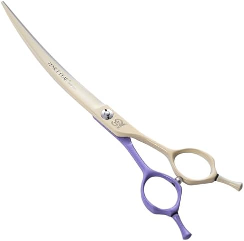 Curved Dog Grooming Scissors by FenicePeak