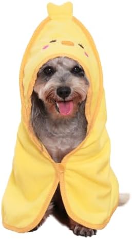 Dog Hooded Bathrobe Towel Fast Drying Absorbent Bath Warm Blanket by Unknown